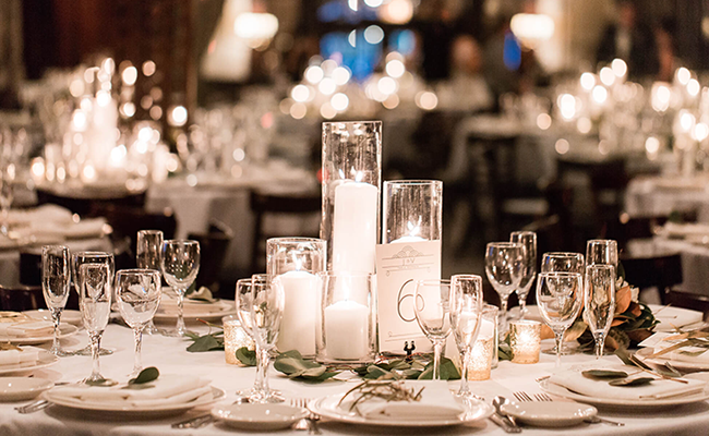 Gold Taper Candle Holders — Wedding & Event Decor Rentals