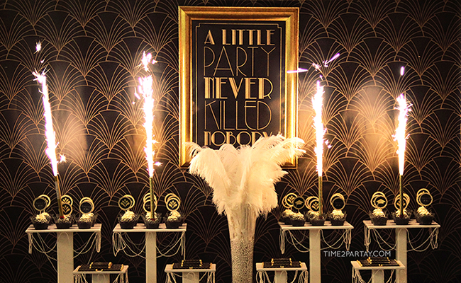 1 Great Gatsby Theme Rentals Toronto, Paris Party Decor, Las Vegas Party  Decor